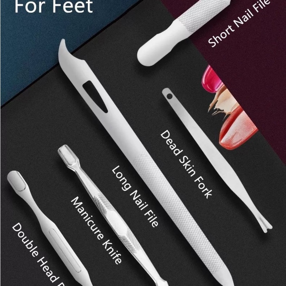 19 in 1 Stainless Steel Manicure Set - Picture 13 of 13
